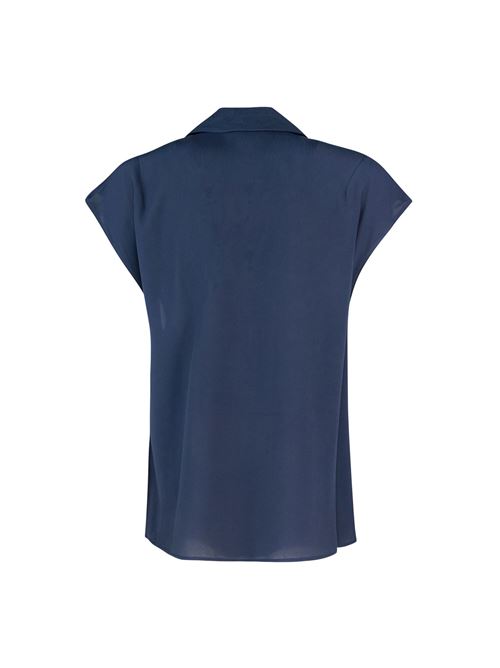 Blusa smanicata Essential con gemelli Patrizia Pepe PATRIZIA PEPE | 8C0775-A8I1-C789